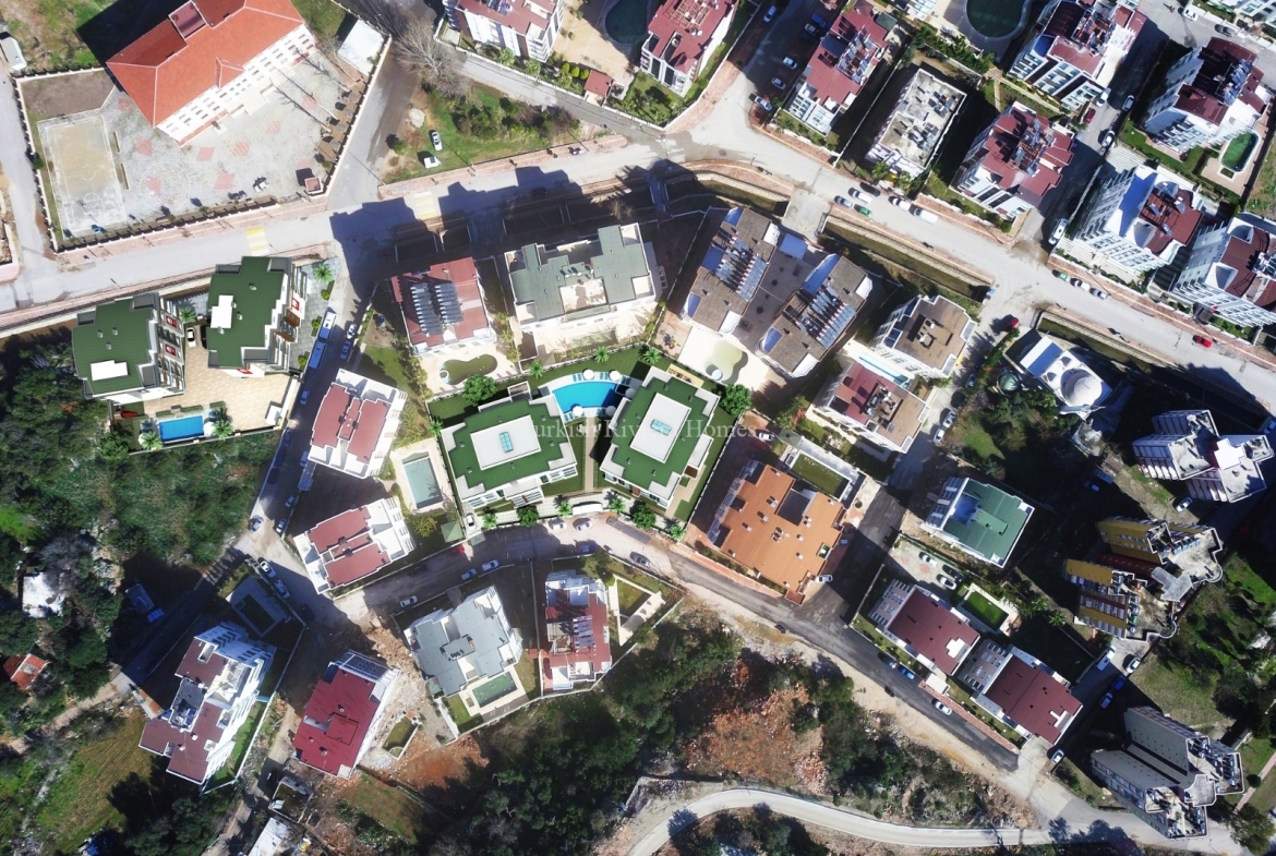 Luxurious Apartments in the Konyaalti Antalya-Ariel-View