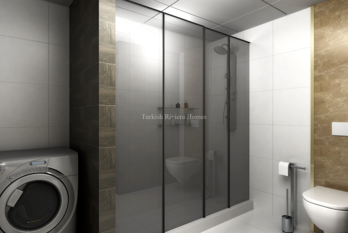 Luxurious Apartments in the Konyaalti Antalya-Bathroom2