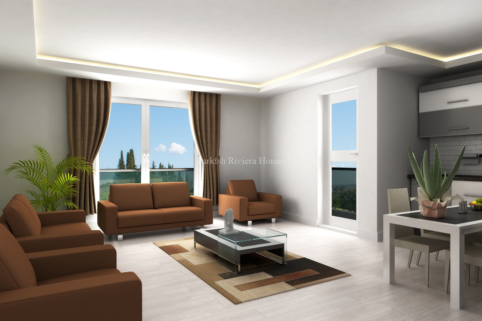 Luxurious Apartments in the Konyaalti Antalya-Drawing