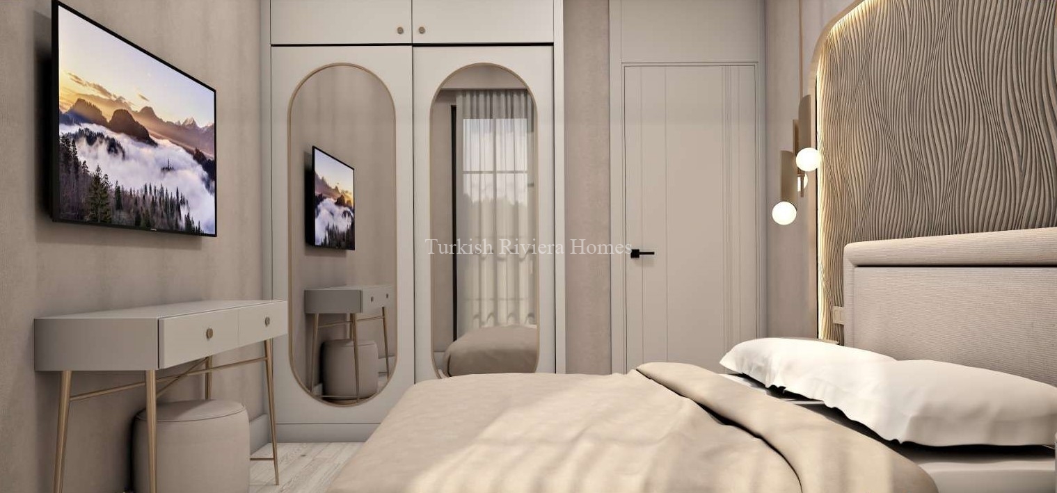 Apartments with Lofts for Sale near Belek - Bedroom