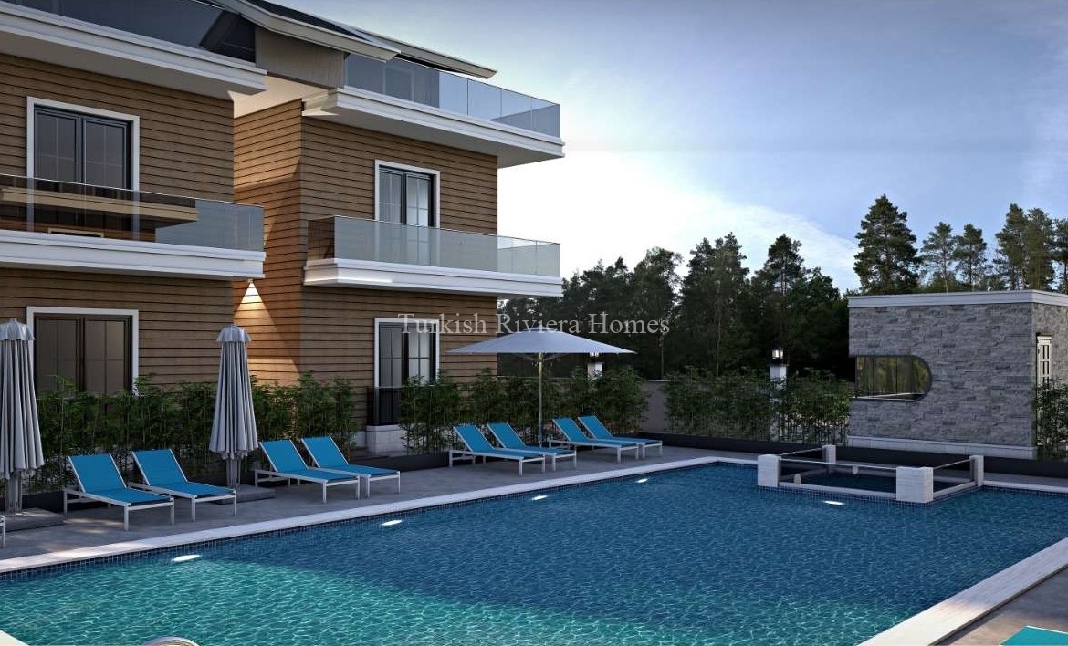 Apartments with Lofts for Sale near Belek - Pool
