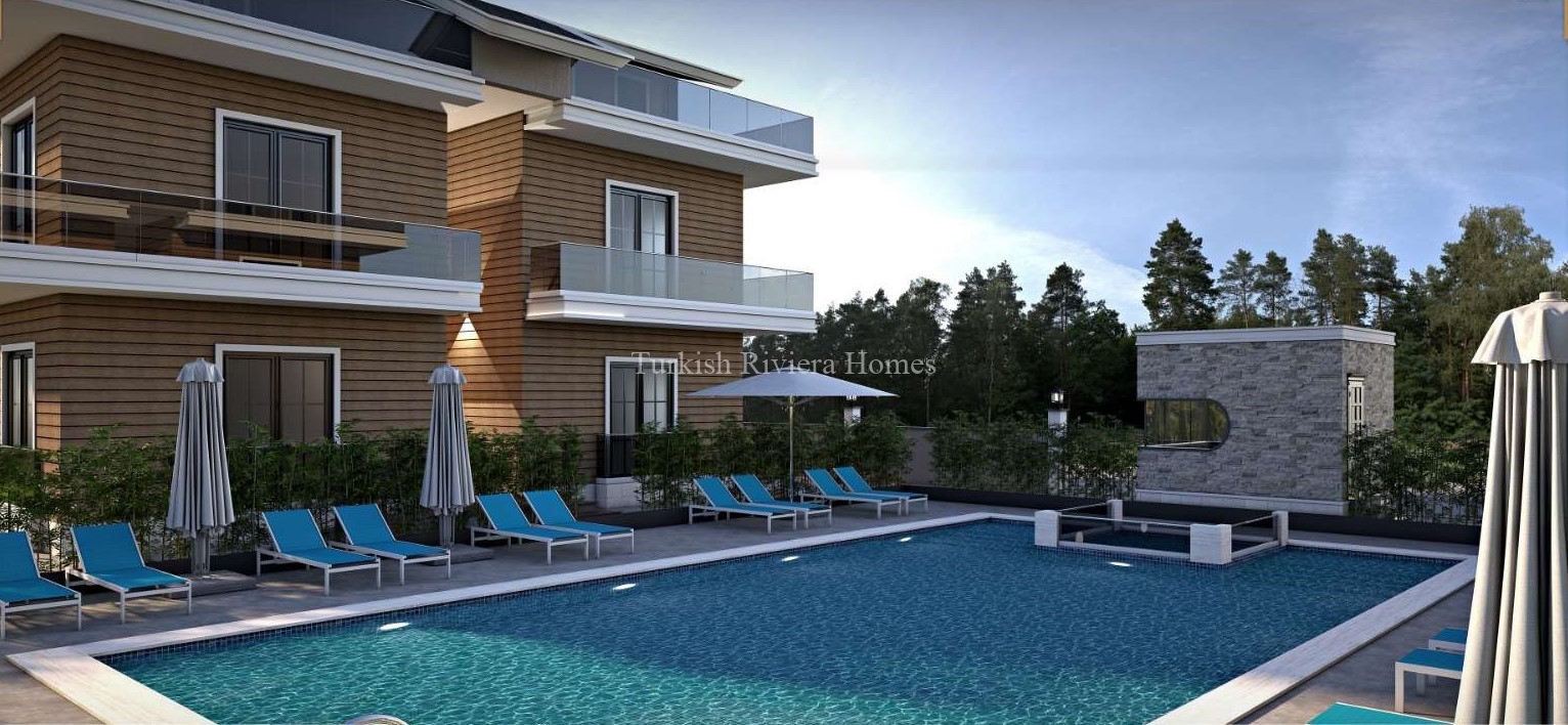 Apartments with Lofts for Sale near Belek - Pool