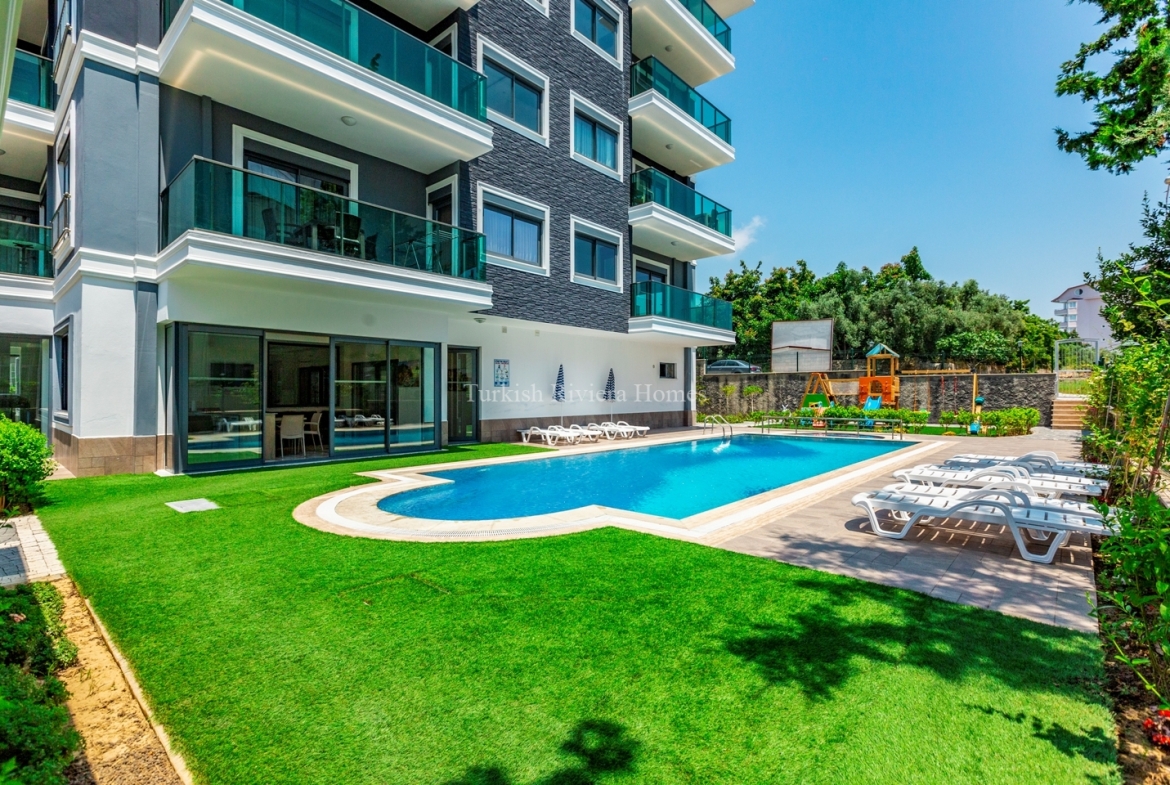 Spacious Apartments Available in a Residential Project in Alanya