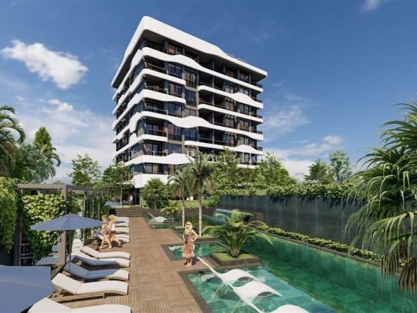 Luxurious Apartments Up for Sale within an Outstanding Avsallar Project