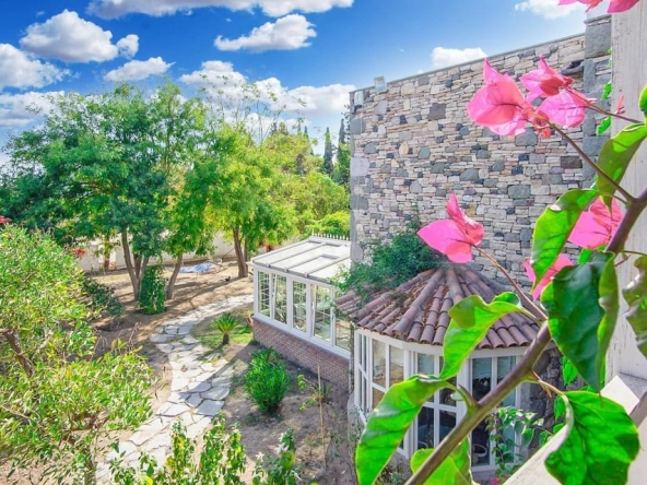 Classic Stone Built Villa with Panormic Sea Views in Ortakent