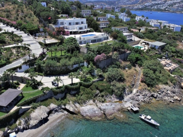 Paradise Water Front Villa with A Jetty and A Beach for Sale