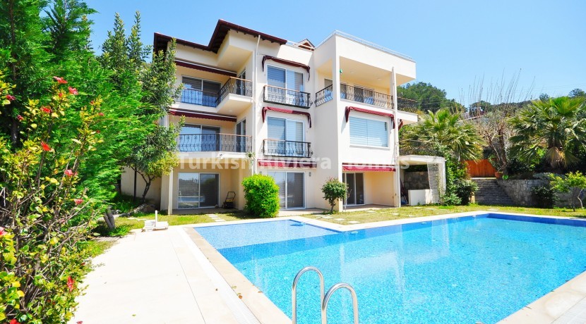 Luxurious Triplex Villa Near Forest Area for Sale in Gocek