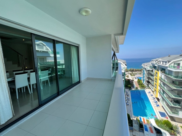 Fantastic Seaview Large 3 Bedroom Apartment for Sale İn Kargıcak