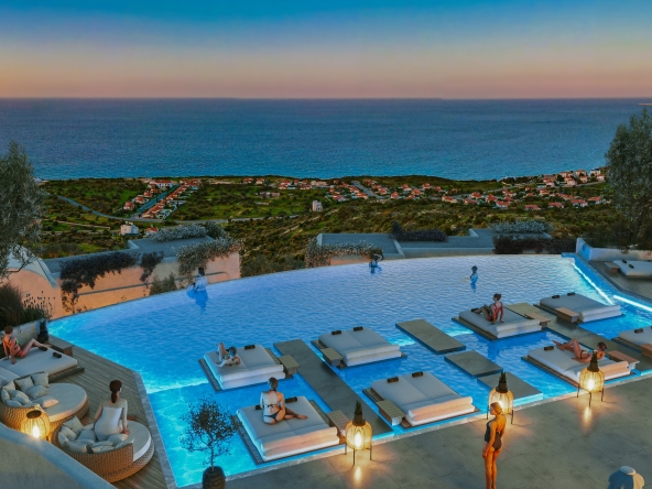Deluxe Villas with Sea View in Kayalar, North Cyprus