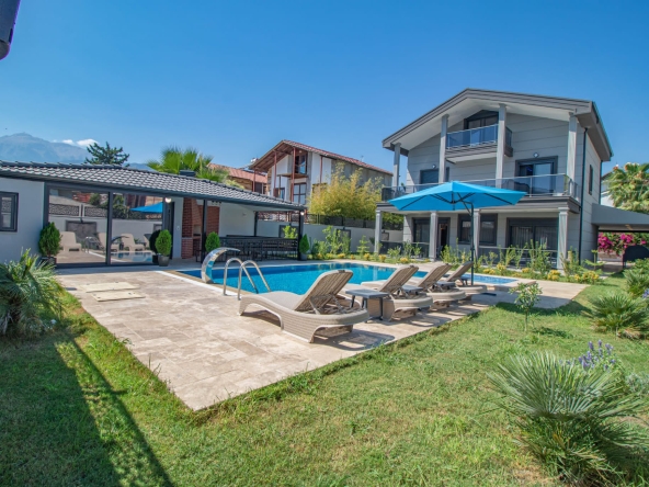 Exclusive Villa with Huge Swimming Pool for Sale in Kiris, Kemer