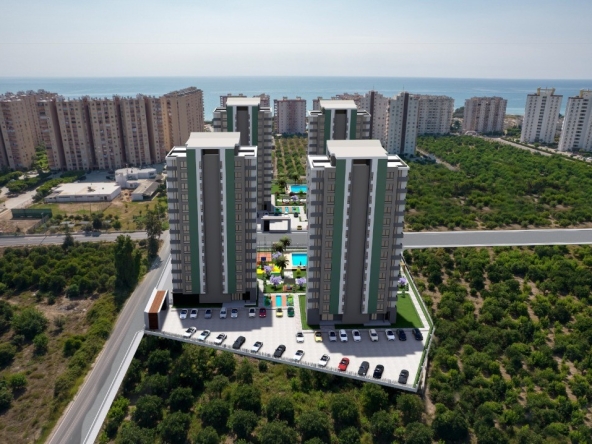 Luxurious Apartments in a Residential Project in Mersin