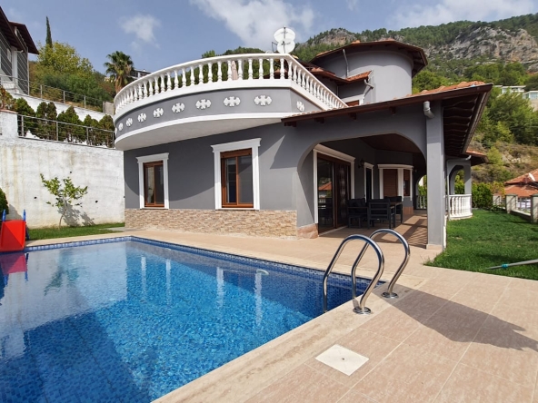 Uniquely Designed Fully Furnished 3 Bedrooms Villa for Sale in Alanya