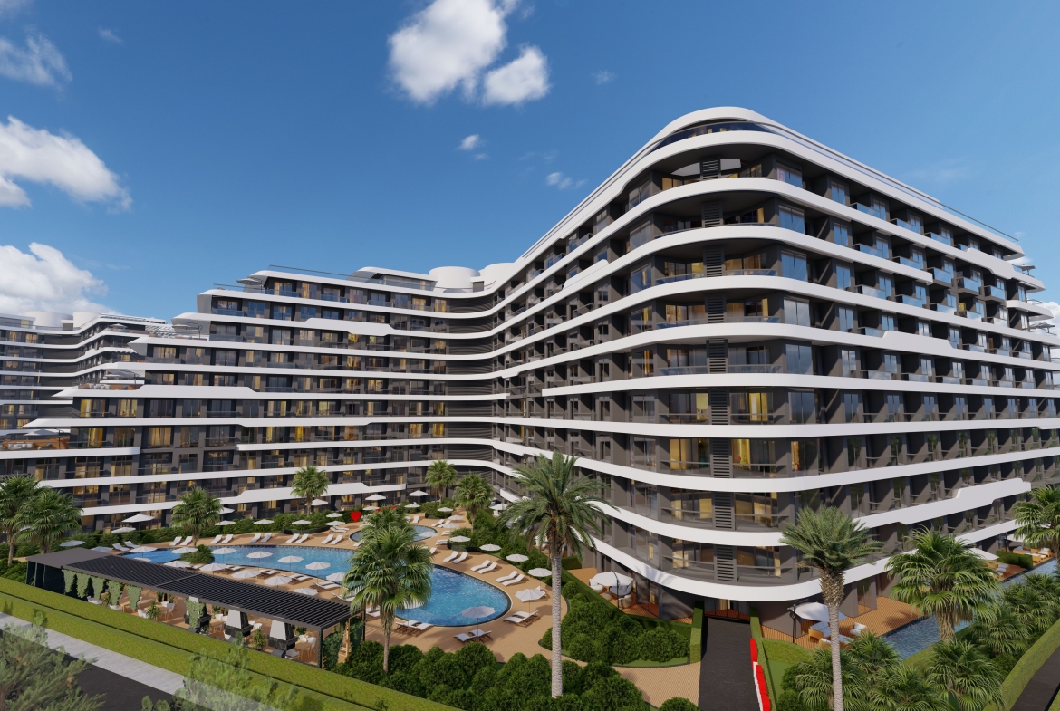 Lucrative Residential Apartments in an Upcoming Project in Alanya