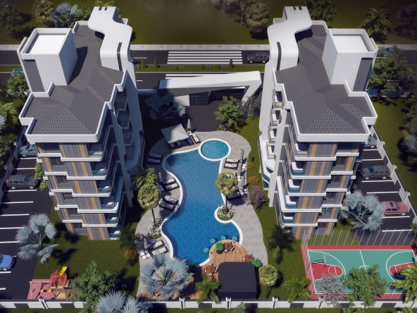Holiday-Themed Residential Apartments in Altıntaş – Antalya