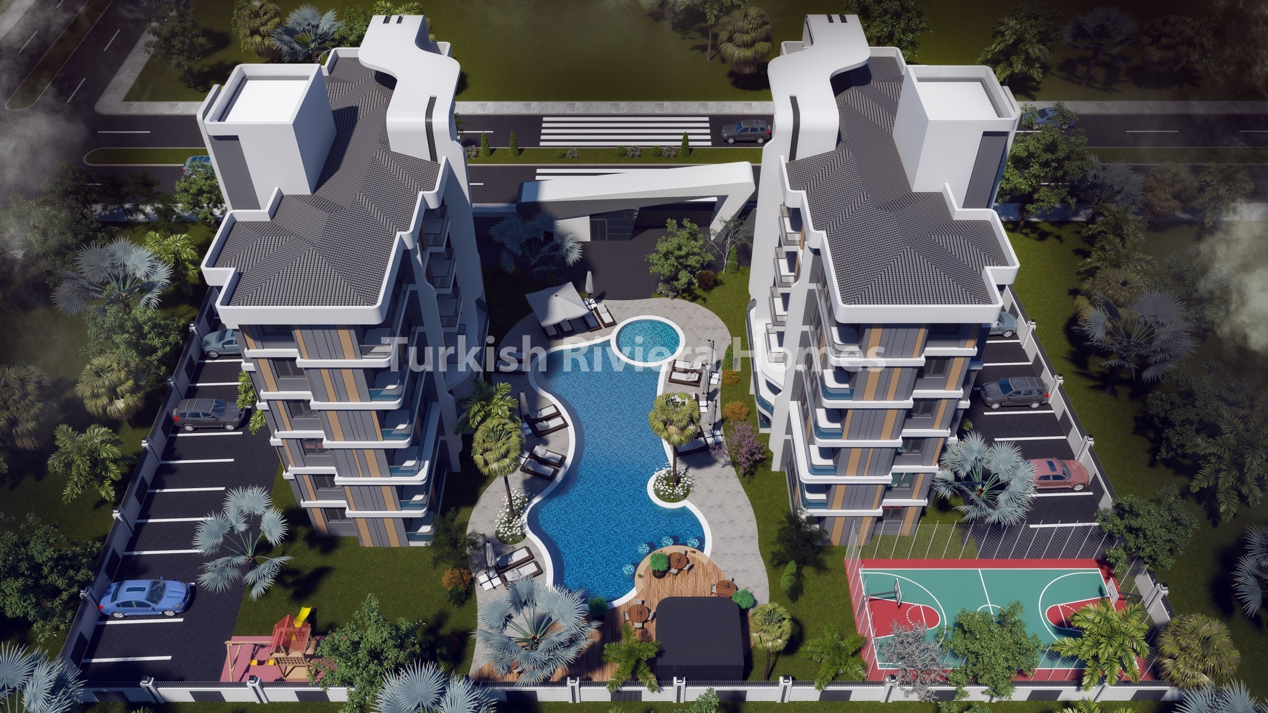 Holiday-Themed Residential Apartments in Altıntaş – Antalya