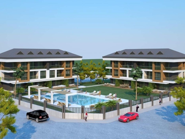 Mountain View Designer Apartment for Sale in Kemer