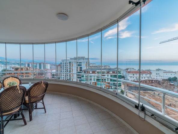 Sea View 2 Bedroom Fully Furnished Apartment in Tosmur, Alanya