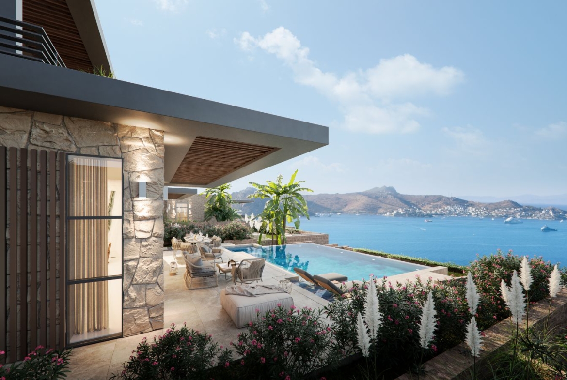 Stunning Villas in Bodrum with Mesmerizing View of Yalikavak Marina