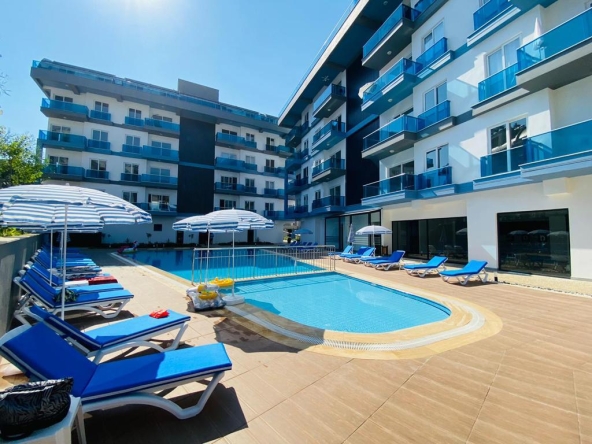 Fully Furnished 1 Bedroom Apartment for Sale in Oba, Alanya
