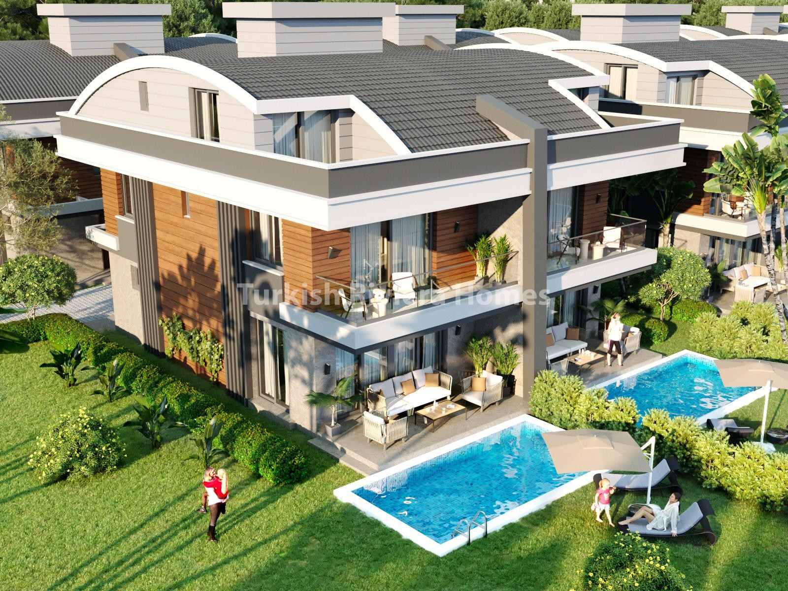 Ultra Luxury 5+1 Bedroom Detached Villas for Sale in Konyaalti,