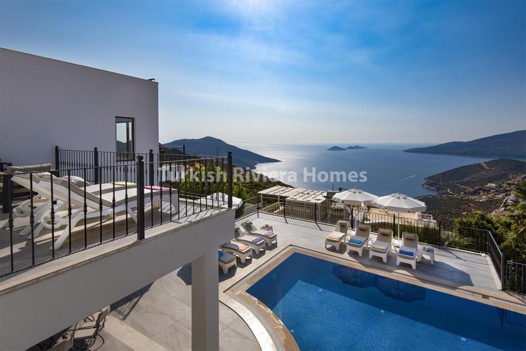 Modern Style Contemporary Vills with Seaview in Kalkan, Kas Antalya