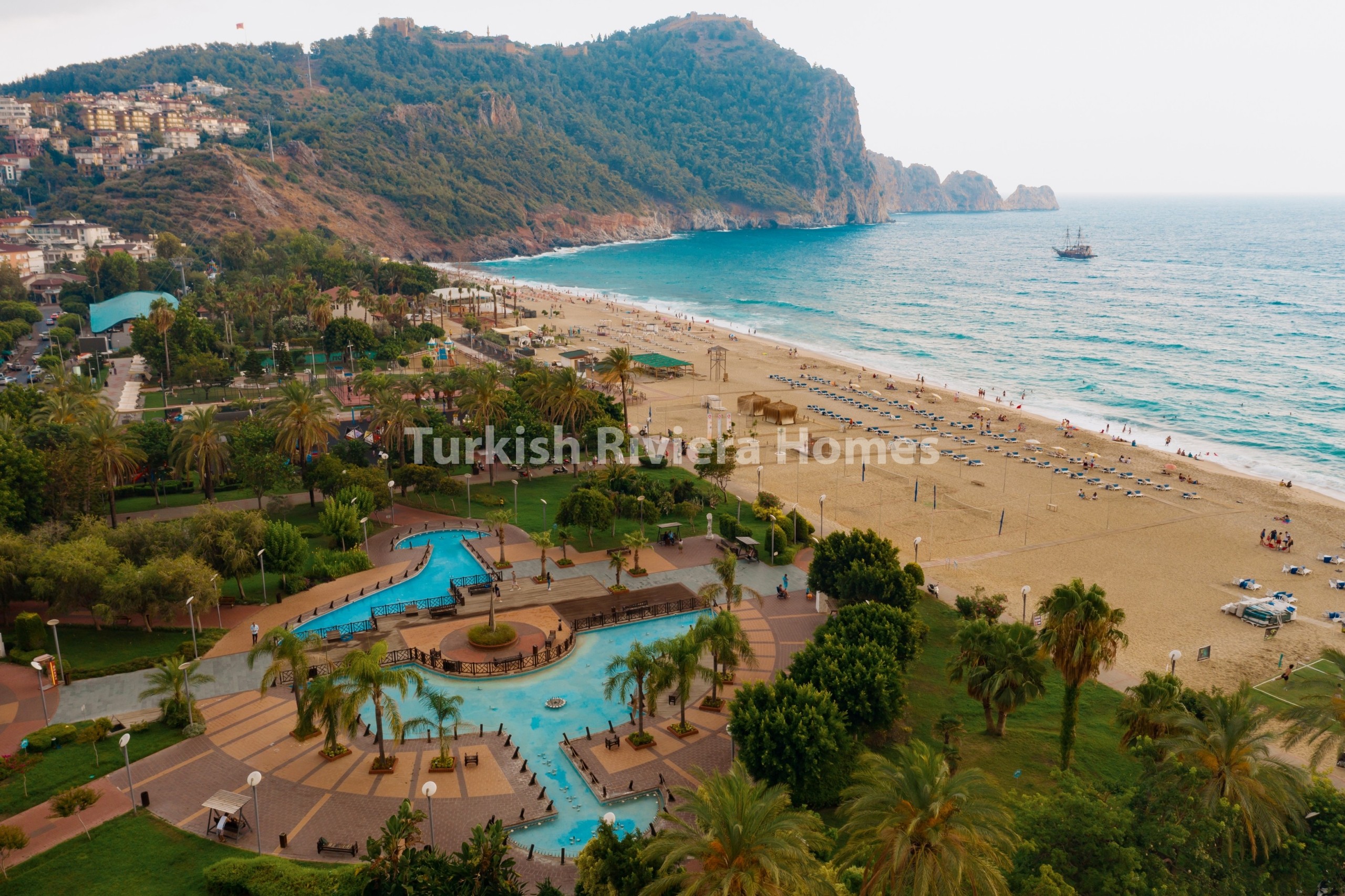 Sea & Beachfront Elegant 5 Star Resort Hotel for Sale in Kemer, Antalya