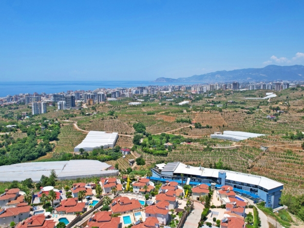 Fully Furnished 3 Bedroom Seaview Villa in Kargicak, Alanya