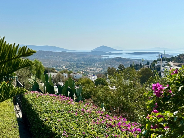 Elevated Oasis with Stunning Panorama in Yalikavak, Bodrum