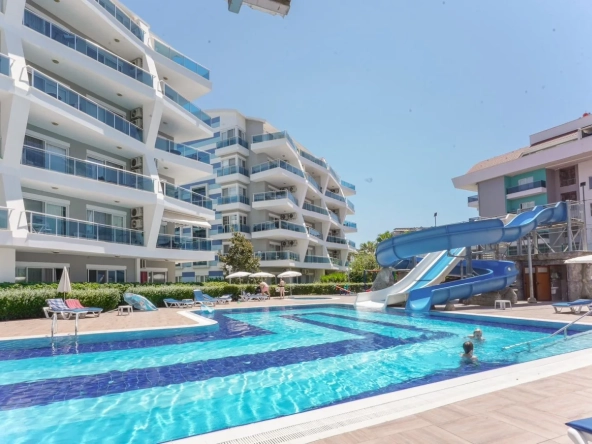 Fully Furnished 1 Bedroom Modern Apartment for Sale in Oba, Alanya