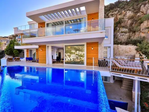Ultra-Luxury Detached Villa for Sale in Kalkan with Paranomic Sea View