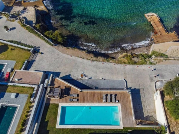 Exclusive Private Beachfront Villa with Panoramic Sea Views in Yalıkavak