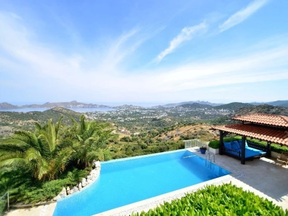 Yalikavak’s Coastal Jewel – Private Gated Villa with Panoramic Sea Views