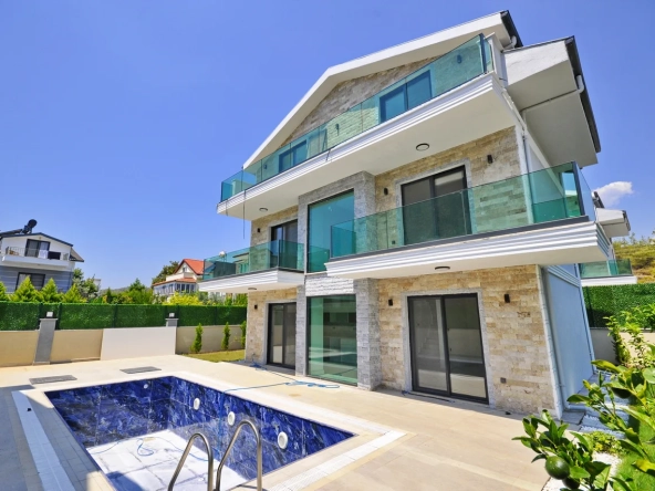 Brand New Luxury 4 Bedroom Detached Villas with Private Pool in Ciftlik