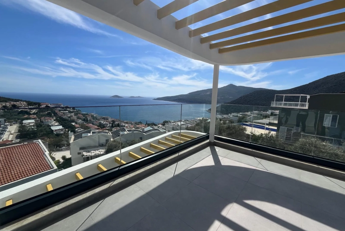 Brand new Duplex Apartment in Kalkan with Fantastic Seaview