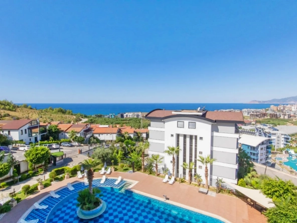 Stunning Furnished Apartment with Panoramic Sea Views in Kargıcak, Alanya