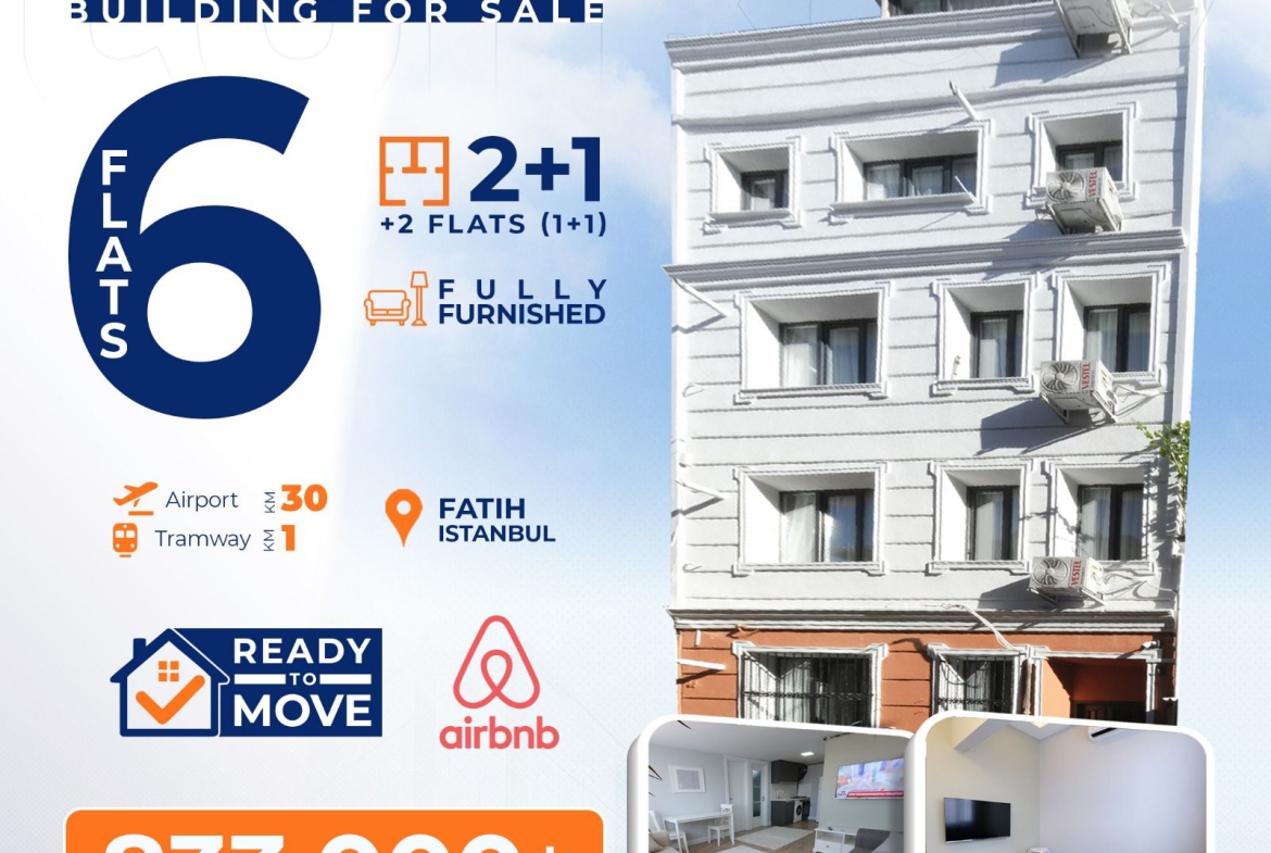 Fatih Gate Building for Sale at an affordable Price in Istanbul