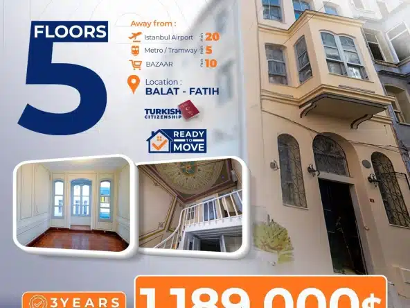 Invest in the Heart of History – A Unique Property in Balat