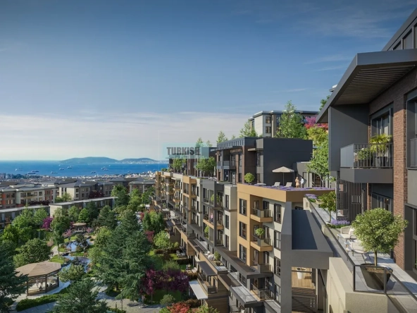 Elegant Sea View Family Friendly Apartment for Sale in Pendik