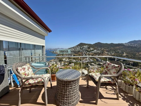 Stunning 2 Bedroom Apartment with Paranomic Sea View in Bodrum, Yalikavak