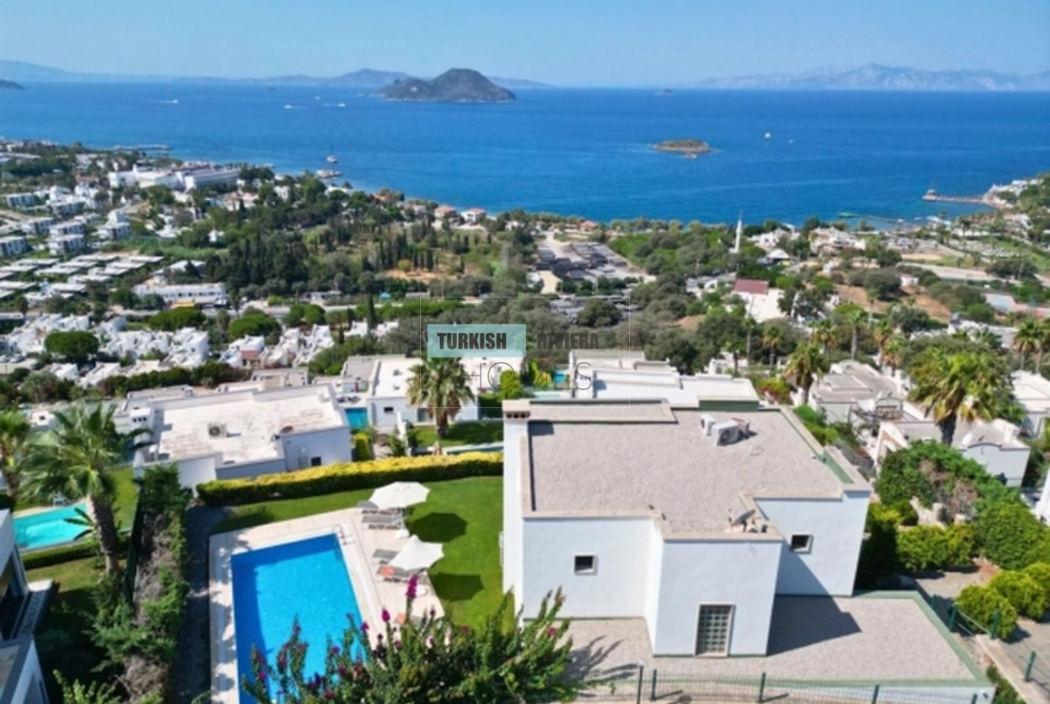 Luxury Sea View Villa with Private Pool for Sale in Kadıkalesi, Bodrum