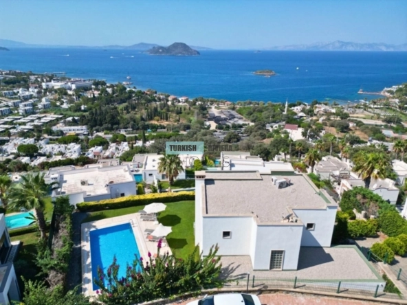 Luxury Sea View Villa with Private Pool for Sale in Kadıkalesi, Bodrum