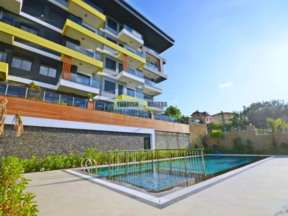 Stylish 2-Bedroom Apartment with Stunning Sea Views in Kestal, Alanya