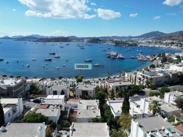 Prestigious Three-Story Bodrum Villa with Iconic Castle Views