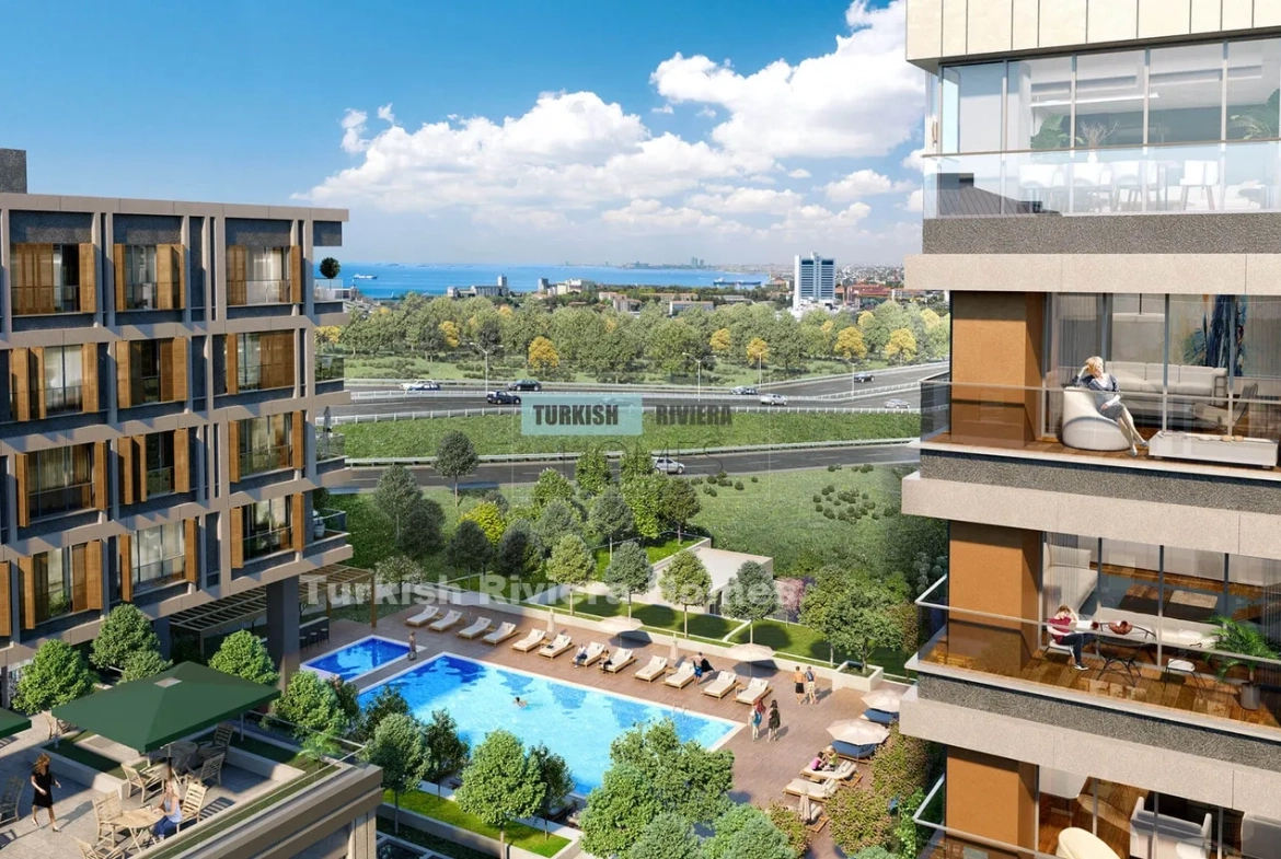 Luxury Apartments with Panoramic Sea Views in Kadıköy