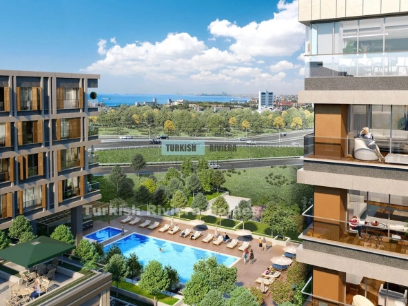 Luxury Apartments with Panoramic Sea Views in Kadıköy