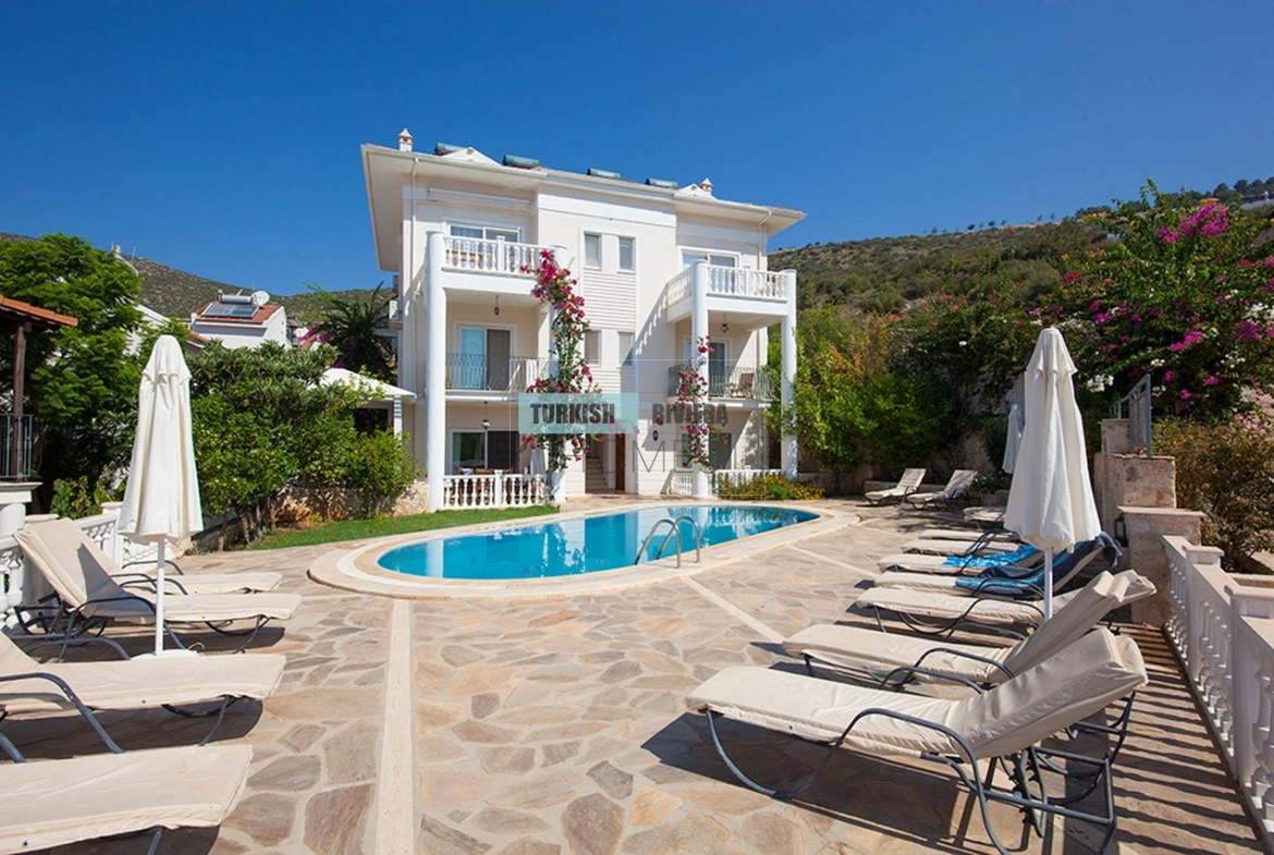Modern 3 Bedroom Sea View Duplex Apartment in Kalkan