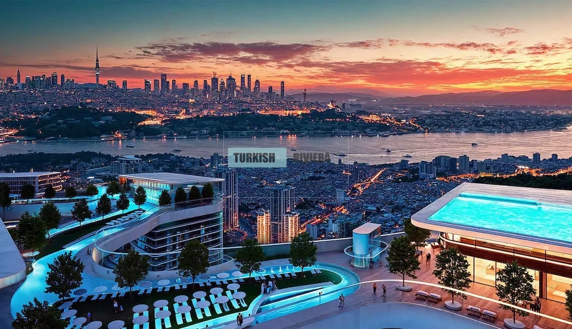5-Star Bosphorus Sea View Residences in Şişli, Istanbul