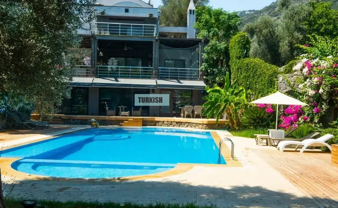 Beautiful Sea View Villa for Sale in Torba, Bodrum