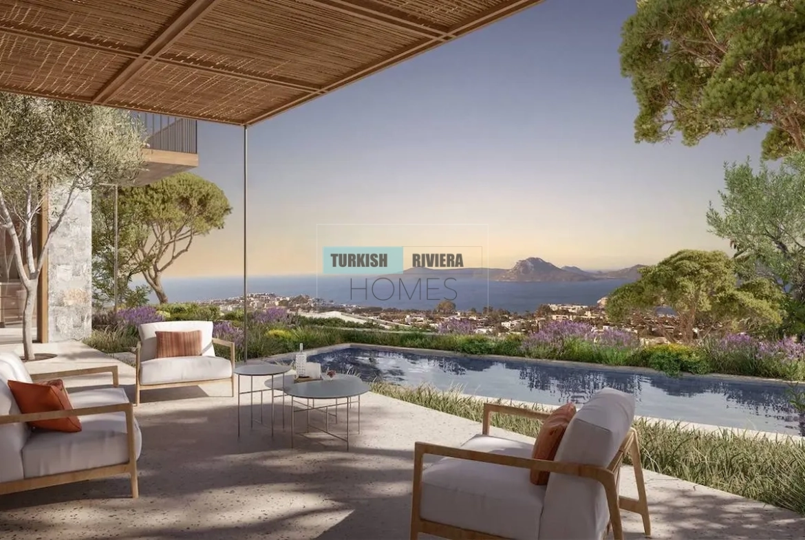 Luxury Stone Villas with Full Sea & Marina Views in Yalıkavak