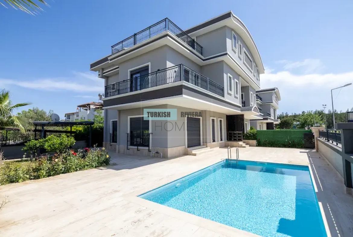 Modern Golf Villas with Private Pools for Sale in Belek Turkey